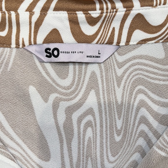 Long Sleeve Swirled Bodysuit - Picture 2 of 7